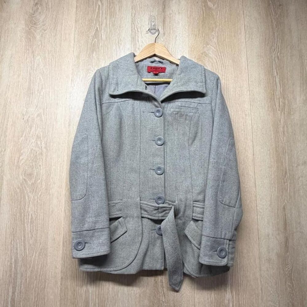 Coffee-shop Women's Grey and Green Coat